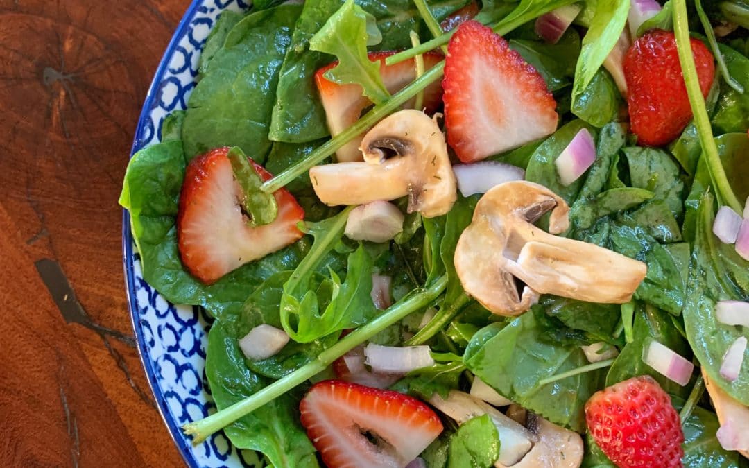 Spinach Strawberry Salad