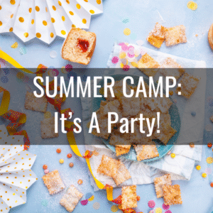 SUMMER CAMP: IT'S A PARTY! ; June 8-11; 1pm-4pm; Ages 8-12