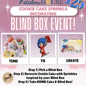 Cookie Cake Sprinkle Decorating - Blind Box Event