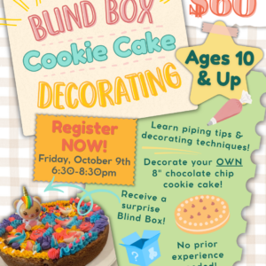 Blind Box Cookie Cake Decorating Event